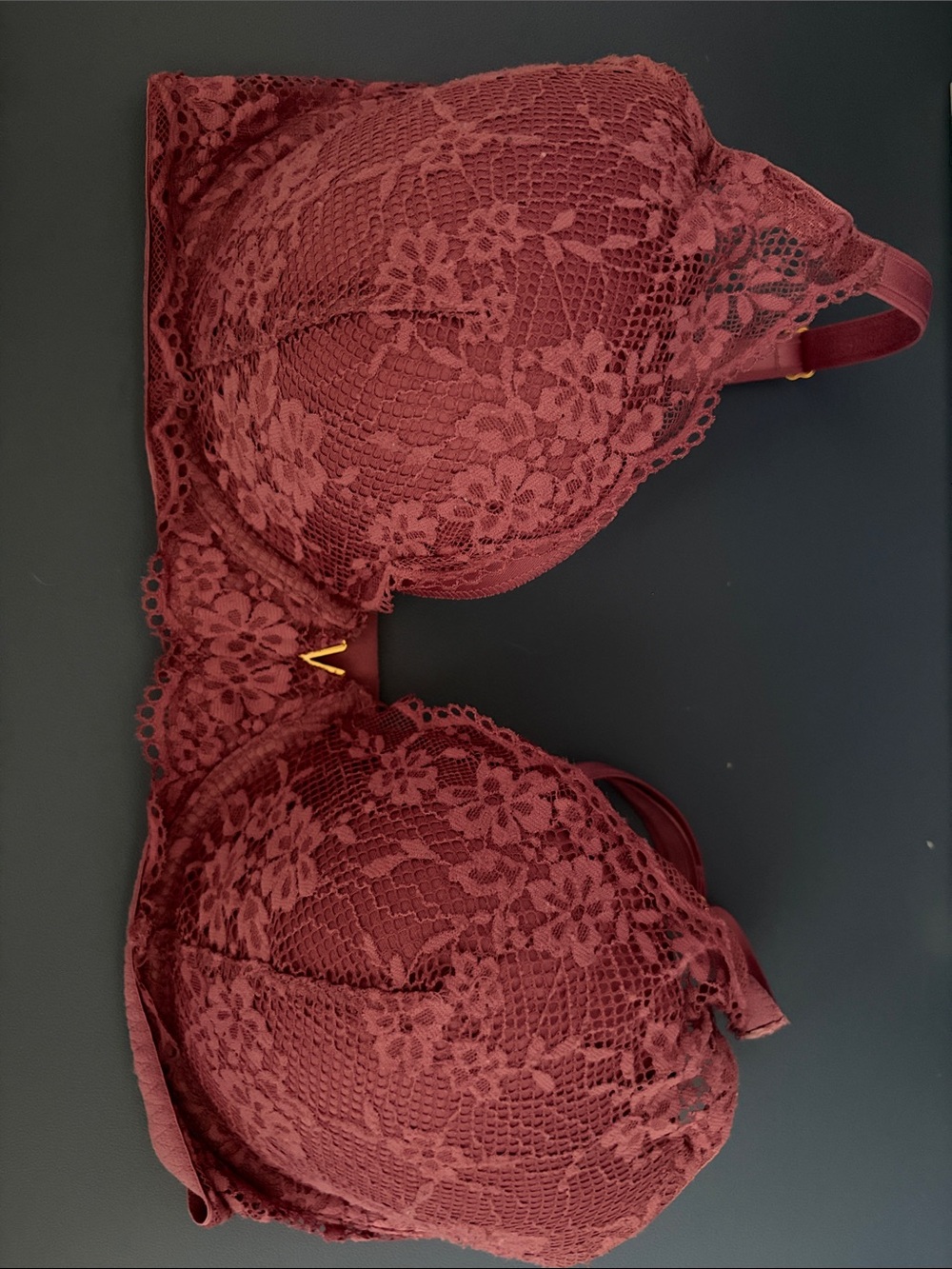 Victoria's Secret Lace Push-Up Bra - Wine